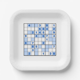 Assiettes En Carton Sudoku Puzzles