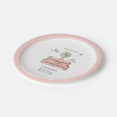 Assiettes En Carton Suitcases de voyage Douche nuptiale (Angle)