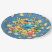 Assiettes En Carton Summer Beach Party (Angle)