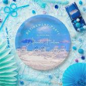 Assiettes En Carton Summer Beach Retirement Party (Fête)