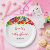 Assiettes En Carton Summer Mixed Berries Baby Shower (Fête)