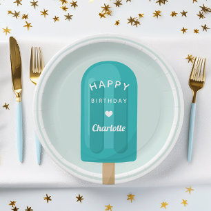 Assiettes En Carton Summer Popsicle Anniversaire de enfant Party