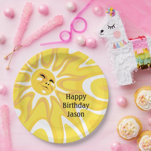 Assiettes En Carton Summer Sunshine Anniversaire Fête 9in (Fête)