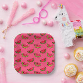 Assiettes En Carton Summer Watermelon (Fête)