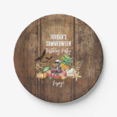 Assiettes En Carton Summerween Birthday Party (Devant)
