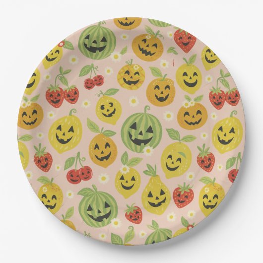Assiettes En Carton Summerween Paper Plates, Summerween Party Decor (Devant)