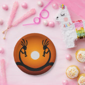 Assiettes En Carton Sun Kokopelli du sud-ouest (Fête)