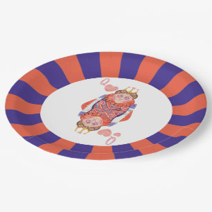 Assiettes En Carton Sunburst de la Reine des Coeurs