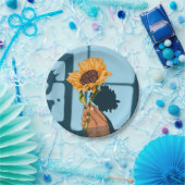 Assiettes En Carton Sunflower Still Life (Fête)