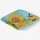 Assiettes En Carton Sunflowers Vincent van Gogh (Angulaire)
