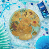 Assiettes En Carton Sunflowers Vincent van Gogh (Fête)