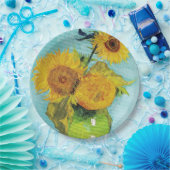 Assiettes En Carton Sunflowers Vincent van Gogh (Fête)