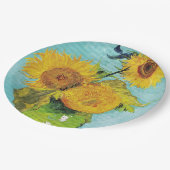 Assiettes En Carton Sunflowers Vincent van Gogh (Angle)