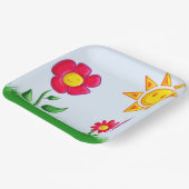 Assiettes En Carton SUnny (Angulaire)