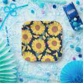 Assiettes En Carton Sunny Bloom Doodles (Fête)