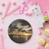 Assiettes En Carton Sunrise aux îles Virgin (Fête)