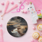 Assiettes En Carton Sunset (Fête)