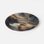 Assiettes En Carton Sunset (Angle)