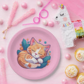 Assiettes En Carton Sunset Kitty (Fête)