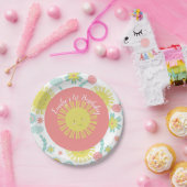 Assiettes En Carton Sunshine Arc-en-ciel Floral Anniversaire (Fête)