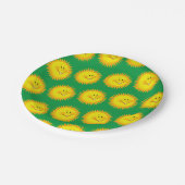 Assiettes En Carton Sunshine Green Bonne Plaques de papier d'anniversa (Angle)