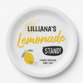 Assiettes En Carton Sunshine Lemonade & Fun À Tout Âge Joyeux Annivers (Devant)