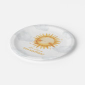 Assiettes En Carton Sunshine Summer Anniversaire de enfant Party (Angle)