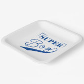 Assiettes En Carton Super Boy (Angulaire)