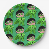 Assiettes En Carton Super Boy Action Hero (Devant)