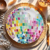 Assiettes En Carton Super Disco Party Retro les années 70 Let's Disco