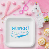 Assiettes En Carton Super grand-mère (Fête)