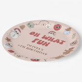 Assiettes En Carton Super Hippie Père Noël Noël (Angle)