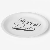 Assiettes En Carton Super papa (Angle)