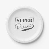 Assiettes En Carton Super parent (Devant)