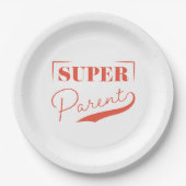 Assiettes En Carton Super parent (Devant)