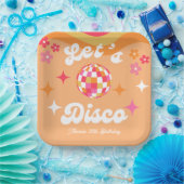 Assiettes En Carton Super Retro les années 70 Disco N'importe quel âge (Fête)