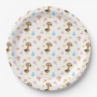 Assiettes En Carton Super Simple | 5 Petits Canards Fille Baby Shower