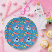 Assiettes En Carton Super simple | Finny Shark Confetti Anniversaire (Fête)