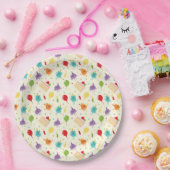 Assiettes En Carton Super simple | Motif de gâteau d'anniversaire (Fête)