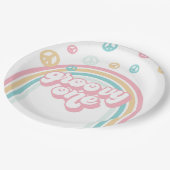 Assiettes En Carton Super un rétro été Rainbow (Angle)