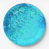 Assiettes En Carton Superbe aquarelle Tropical Ocean Theme Design (Devant)