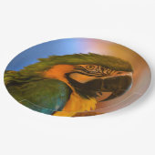 Assiettes En Carton Superbe plaque de papier perroquet (Angle)