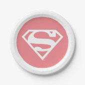 Assiettes En Carton Supergirl Solid S-Shield (Devant)