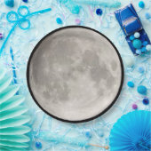 Assiettes En Carton Superlune dans le ciel noir (Fête)