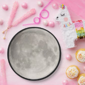 Assiettes En Carton Superlune dans le ciel noir (Fête)