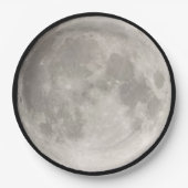 Assiettes En Carton Superlune dans le ciel noir (Devant)
