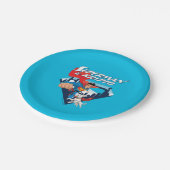 Assiettes En Carton Superman & Krypto Soar (Angle)