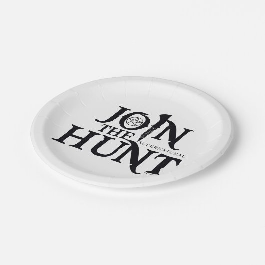 Assiettes En Carton Supernatural "Join the Hunt" (Angle)