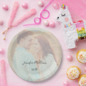 Assiettes En Carton Superposition texturée - Mariage personnalisé (Fête)