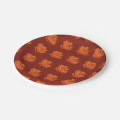 Assiettes En Carton Suppiations Orange Party (Angle)